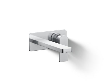 KOHLER K-22567-4-CP Parallel Wall-mount single-handle bathroom sink faucet, 1.2 gpm - Polished Chrome