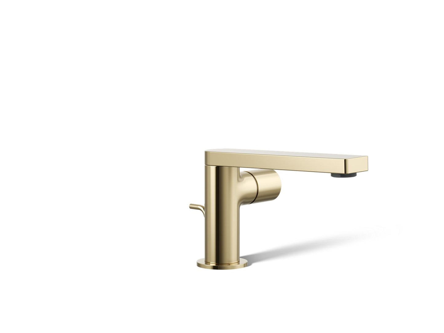 KOHLER K-73050-7-AF Composed Single-Handle Bathroom Sink Faucet With Cylindrical Handle, 1.2 Gpm In Vibrant French Gold