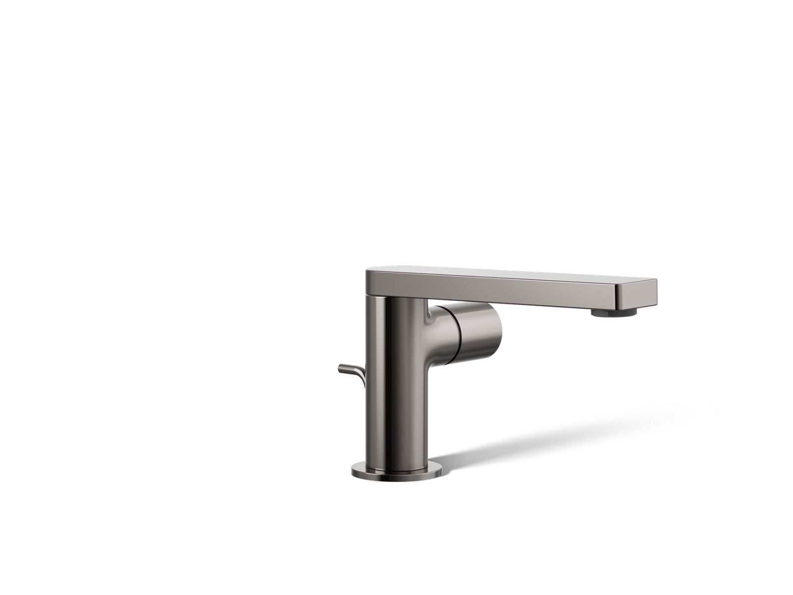 KOHLER K-73050-7-TT Composed Single-Handle Bathroom Sink Faucet With Cylindrical Handle, 1.2 Gpm - Vibrant Titanium