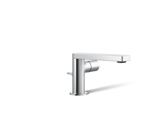 KOHLER K-73050-7-CP Composed Single-handle bathroom sink faucet with Cylindrical handle, 1.2 gpm - Polished Chrome