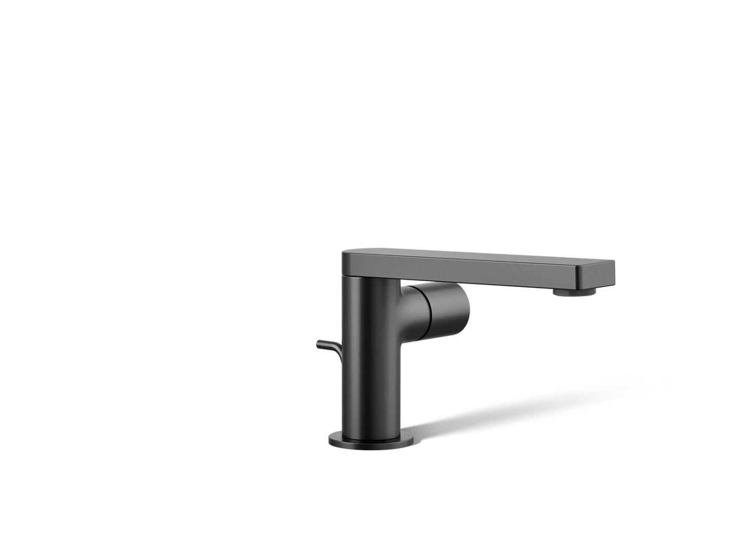 KOHLER K-73050-7-BL Composed Single-Handle Bathroom Sink Faucet With Cylindrical Handle, 1.2 Gpm In Matte Black