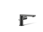 KOHLER K-73050-7-BL Composed Single-Handle Bathroom Sink Faucet With Cylindrical Handle, 1.2 Gpm - Matte Black