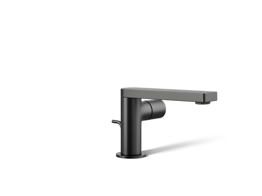 KOHLER K-73050-7-BL Composed Single-handle bathroom sink faucet with Cylindrical handle, 1.2 gpm - Matte Black