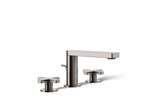KOHLER K-73060-3-TT Composed Widespread Bathroom Sink Faucet With Cross Handles, 1.2 Gpm - Vibrant Titanium