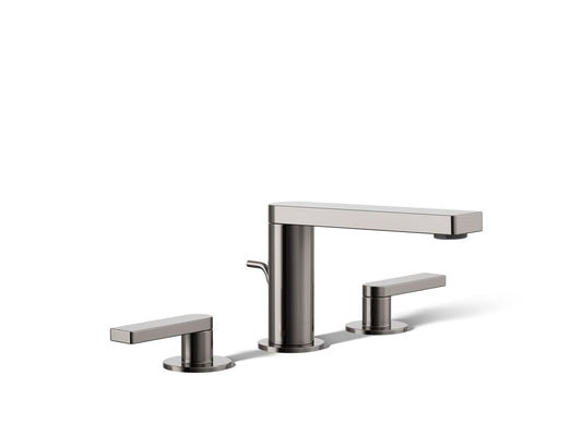 KOHLER K-73060-4-TT Composed Widespread Bathroom Sink Faucet With Lever Handles, 1.2 Gpm In Vibrant Titanium