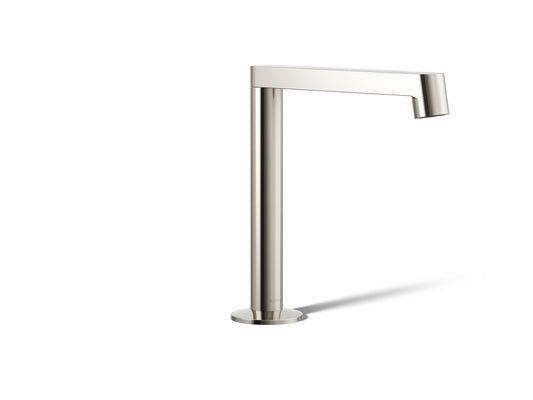 KOHLER K-77969-SN Components Bathroom Sink Faucet Spout With Row Design, 1.2 Gpm In Vibrant Polished Nickel