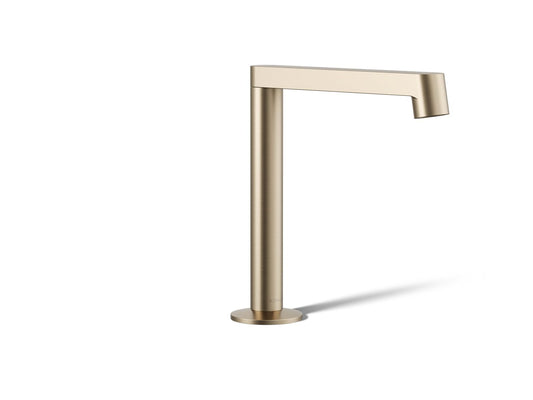 KOHLER K-77969-BV Components Bathroom Sink Faucet Spout With Row Design, 1.2 Gpm In Vibrant Brushed Bronze