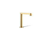 KOHLER K-77969-2MB Components Bathroom Sink Faucet Spout With Row Design, 1.2 Gpm - Vibrant Brushed Moderne Brass