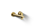 KOHLER K-97358-4-2MB Avid Wall-Mount Bathroom Sink Faucet, 1.2 Gpm - Vibrant Brushed Moderne Brass
