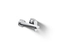 KOHLER K-97358-4-CP Avid Wall-Mount Bathroom Sink Faucet, 1.2 Gpm - Polished Chrome