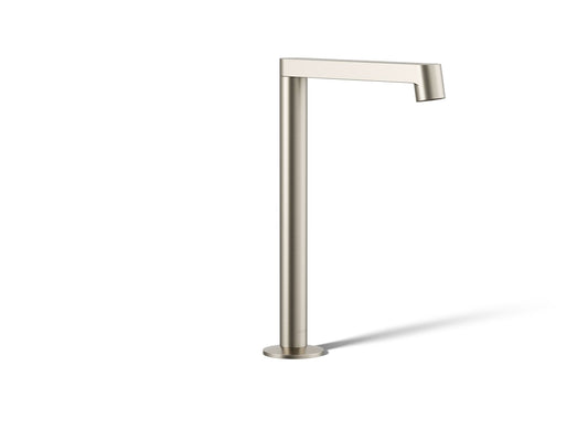 KOHLER K-23887-BN Components Bathroom Sink Faucet Spout With Row Design, 1.2 Gpm In Vibrant Brushed Nickel