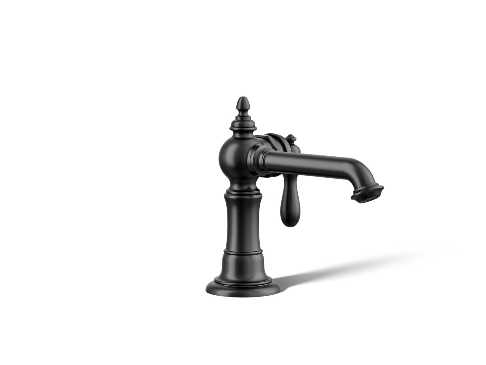 KOHLER K-72762-9M-BL Artifacts Single-Handle Bathroom Sink Faucet, 1.2 Gpm - Matte Black