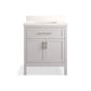 KOHLER K-39604-ASB-AGA Hadron 30" Bathroom Vanity Cabinet With Sink And Quartz Top In Atmos Grey