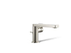 KOHLER K-73167-4-SN Composed Single-Handle Bathroom Sink Faucet With Lever Handle, 1.2 Gpm - Vibrant Polished Nickel
