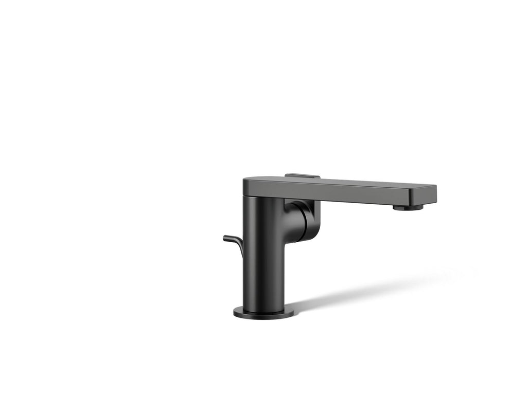 KOHLER K-73167-4-BL Composed Single-Handle Bathroom Sink Faucet With Lever Handle, 1.2 Gpm - Matte Black