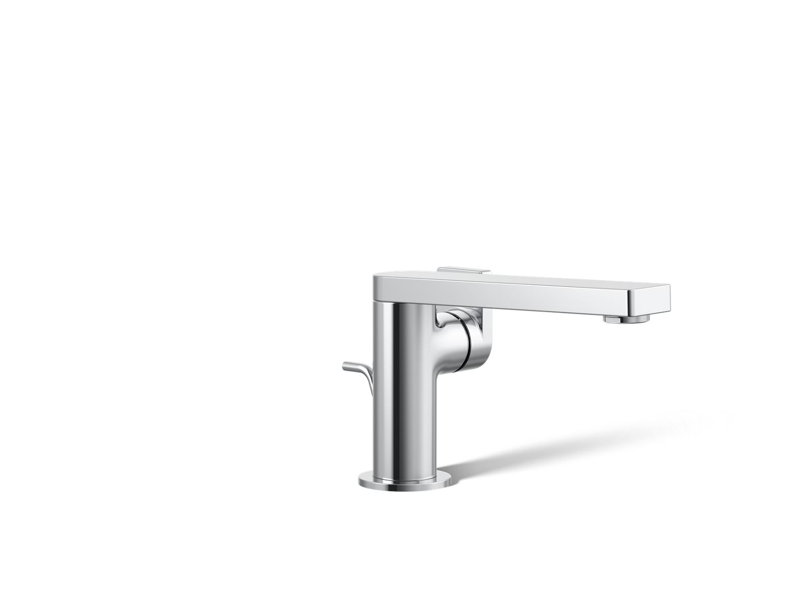 KOHLER K-73167-4-CP Composed Single-Handle Bathroom Sink Faucet With Lever Handle, 1.2 Gpm - Polished Chrome