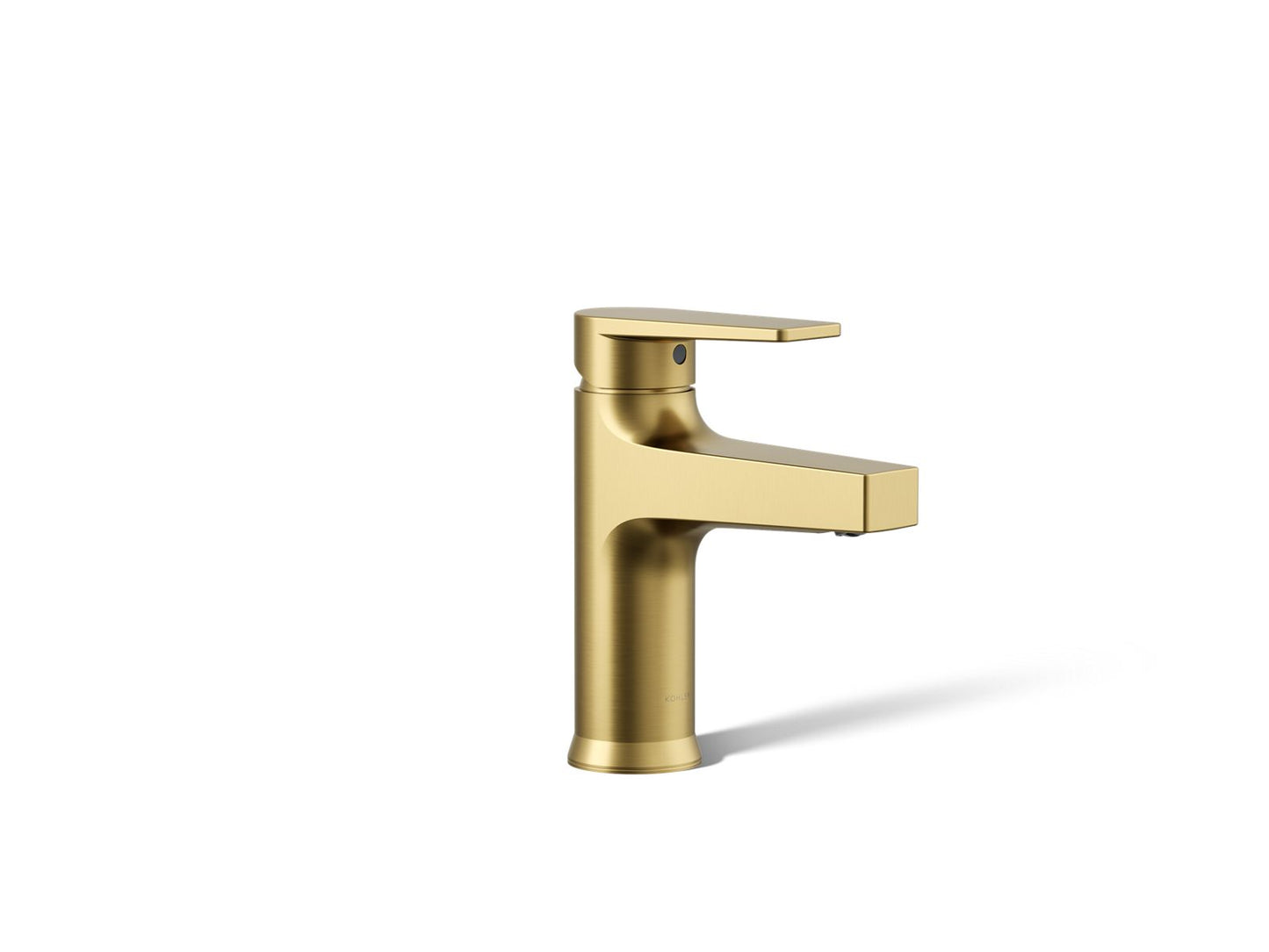 KOHLER K-74013-4-2MB Taut Single-Handle Bathroom Sink Faucet, 1.2 Gpm In Vibrant Brushed Moderne Brass