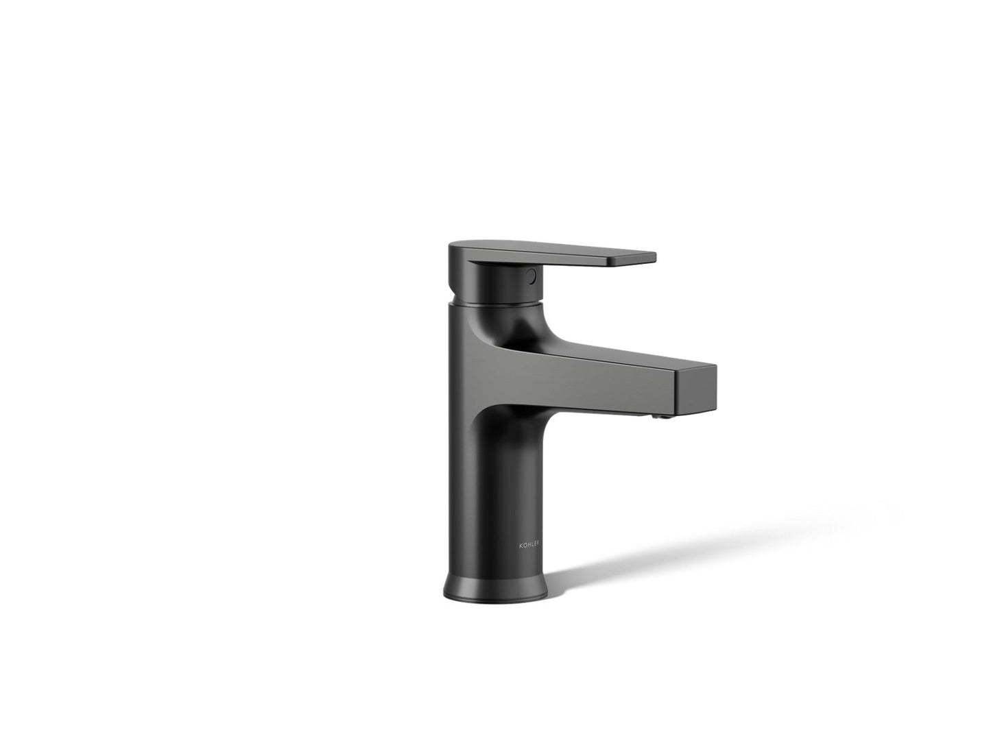 KOHLER K-74013-4-BL Taut Single-Handle Bathroom Sink Faucet, 1.2 Gpm In Matte Black