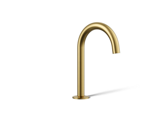 KOHLER K-77967-2MB Components Bathroom Sink Faucet Spout With Tube Design, 1.2 Gpm In Vibrant Brushed Moderne Brass