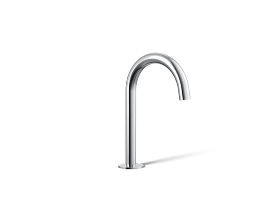 KOHLER K-77967-CP Components Bathroom sink faucet spout with Tube design, 1.2 gpm - Polished Chrome