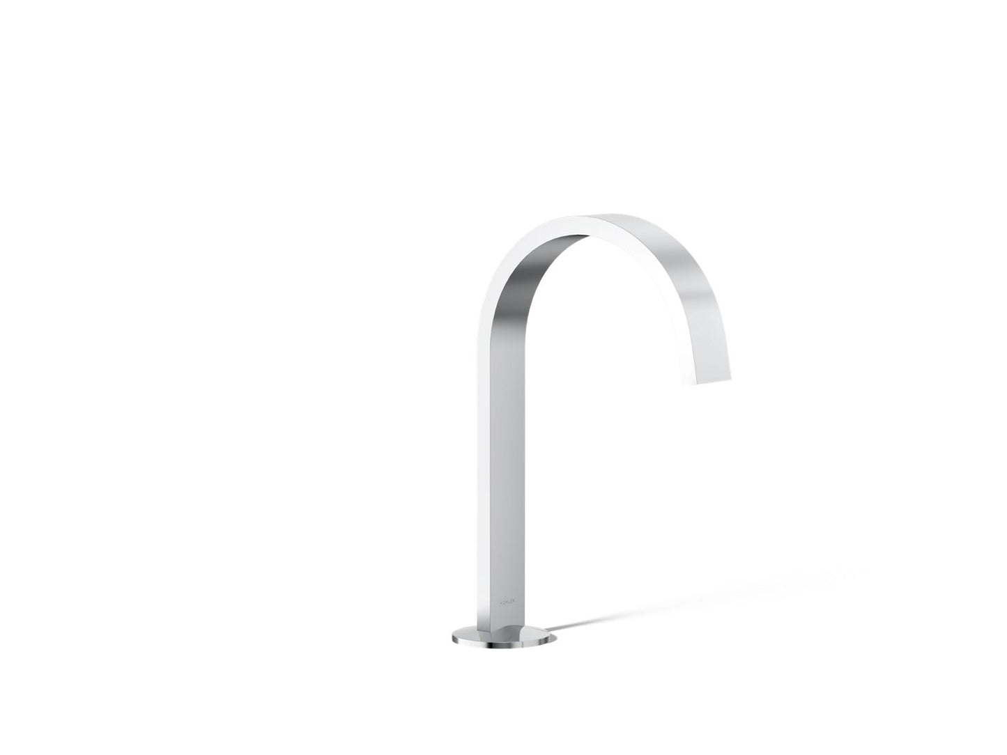 KOHLER K-77968-CP Components Bathroom sink faucet spout with Ribbon design, 1.2 gpm - Polished Chrome