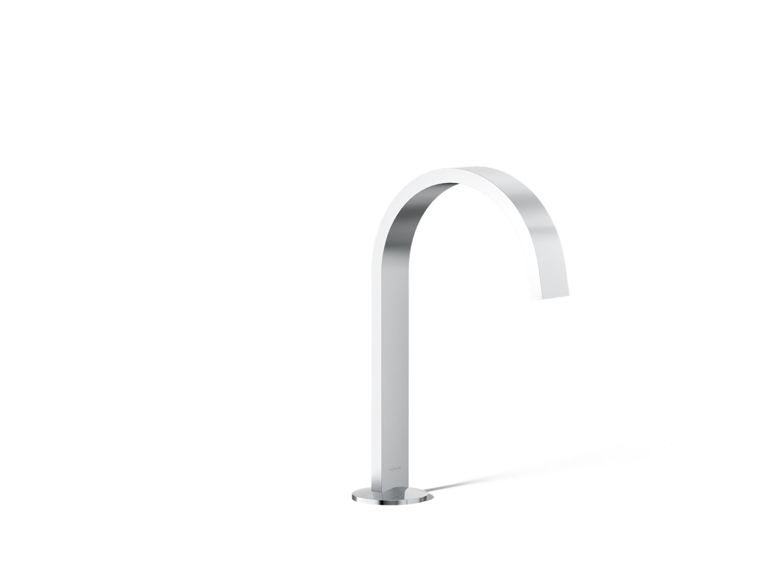 KOHLER K-77968-CP Components Bathroom Sink Faucet Spout With Ribbon Design, 1.2 Gpm - Polished Chrome