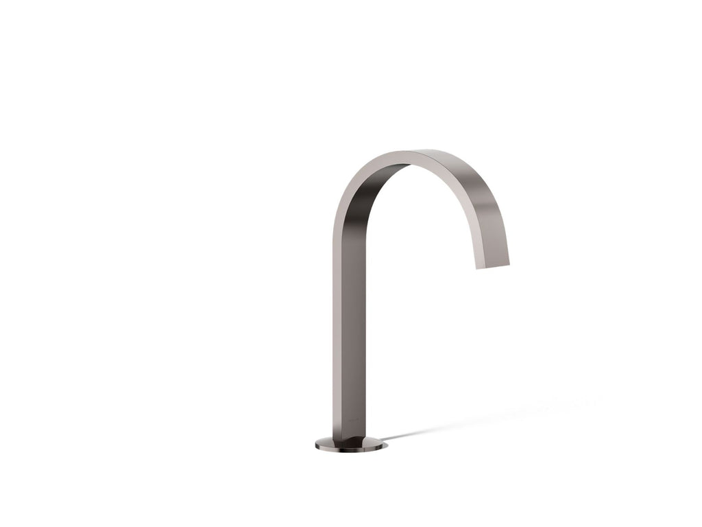 KOHLER K-77968-TT Components Bathroom Sink Faucet Spout With Ribbon Design, 1.2 Gpm - Vibrant Titanium