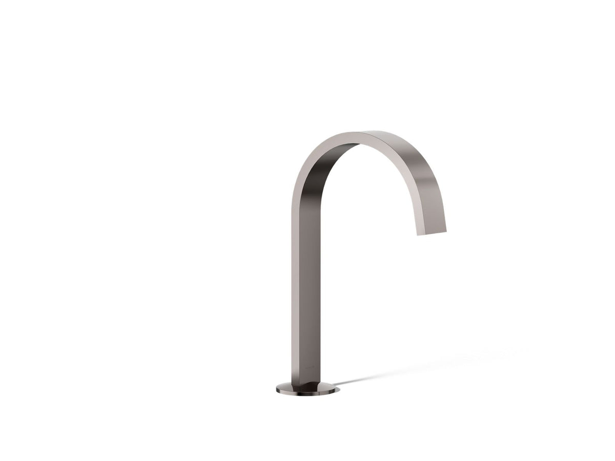 KOHLER K-77968-TT Components Bathroom Sink Faucet Spout With Ribbon Design, 1.2 Gpm - Vibrant Titanium