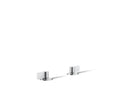 KOHLER K-77974-4-CP Components Lever Bathroom Sink Faucet Handles - Polished Chrome