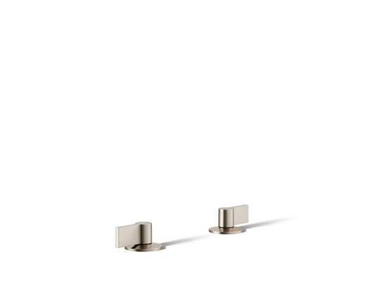 KOHLER K-77974-4-BN Components Lever bathroom sink faucet handles - Vibrant Brushed Nickel