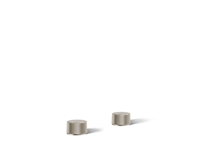 KOHLER K-77974-8-BN Components Oyl bathroom sink faucet handles - Vibrant Brushed Nickel