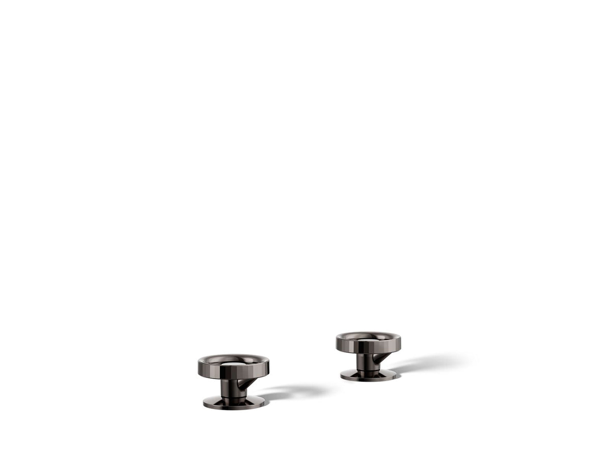 KOHLER K-77974-9-TT Components Industrial Bathroom Sink Faucet Handles - Vibrant Titanium