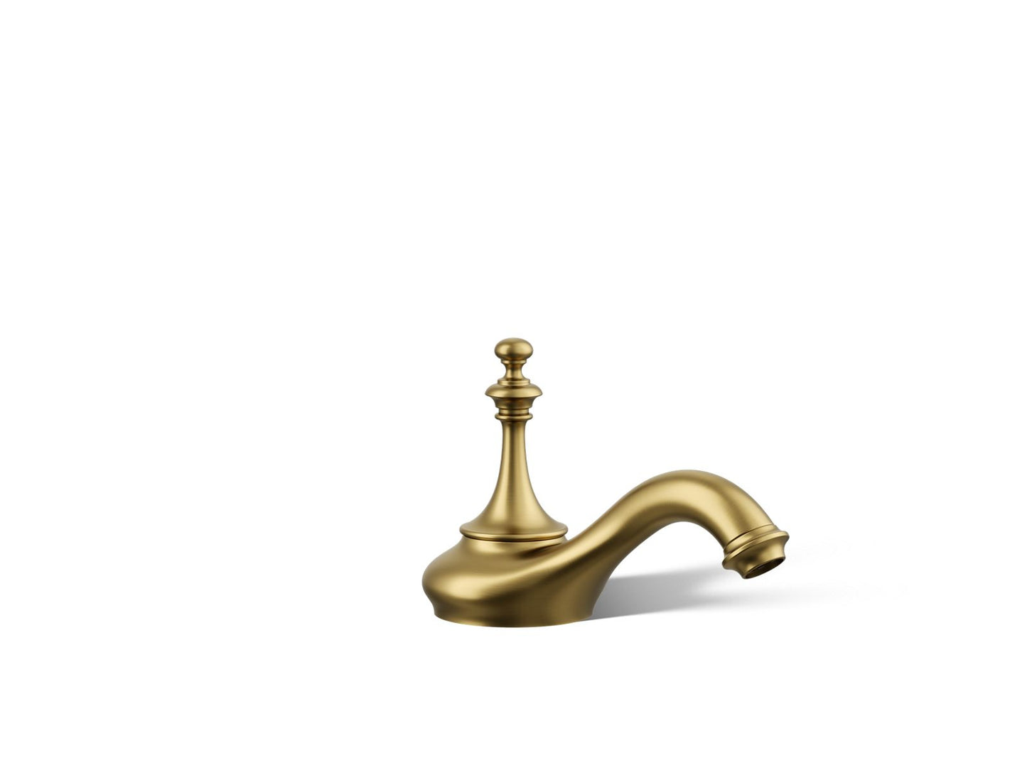 KOHLER K-72758-2MB Artifacts With Tea Design Bathroom Sink Faucet Spout With Tea Design, 1.2 Gpm In Vibrant Brushed Moderne Brass