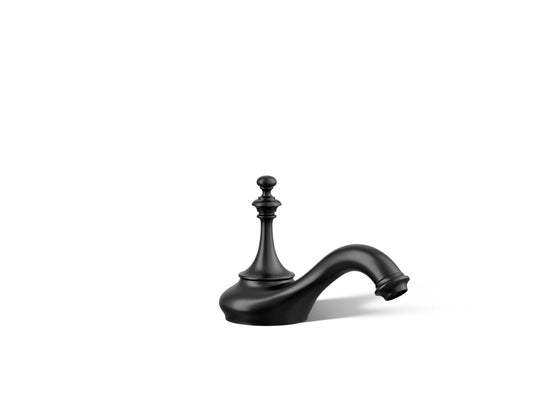 KOHLER K-72758-BL Artifacts With Tea Design Bathroom Sink Faucet Spout With Tea Design, 1.2 Gpm In Matte Black