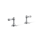 KOHLER K-98068-4-CP Artifacts Lever Bathroom Sink Faucet Handles - Polished Chrome