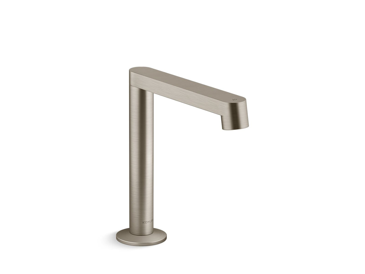 KOHLER K-103M37-SANA-BN Components Touchless single-hole lavatory faucet with Kinesis sensor technology and temperature mixer, AC-powered, 0.5 gpm - Vibrant Brushed Nickel