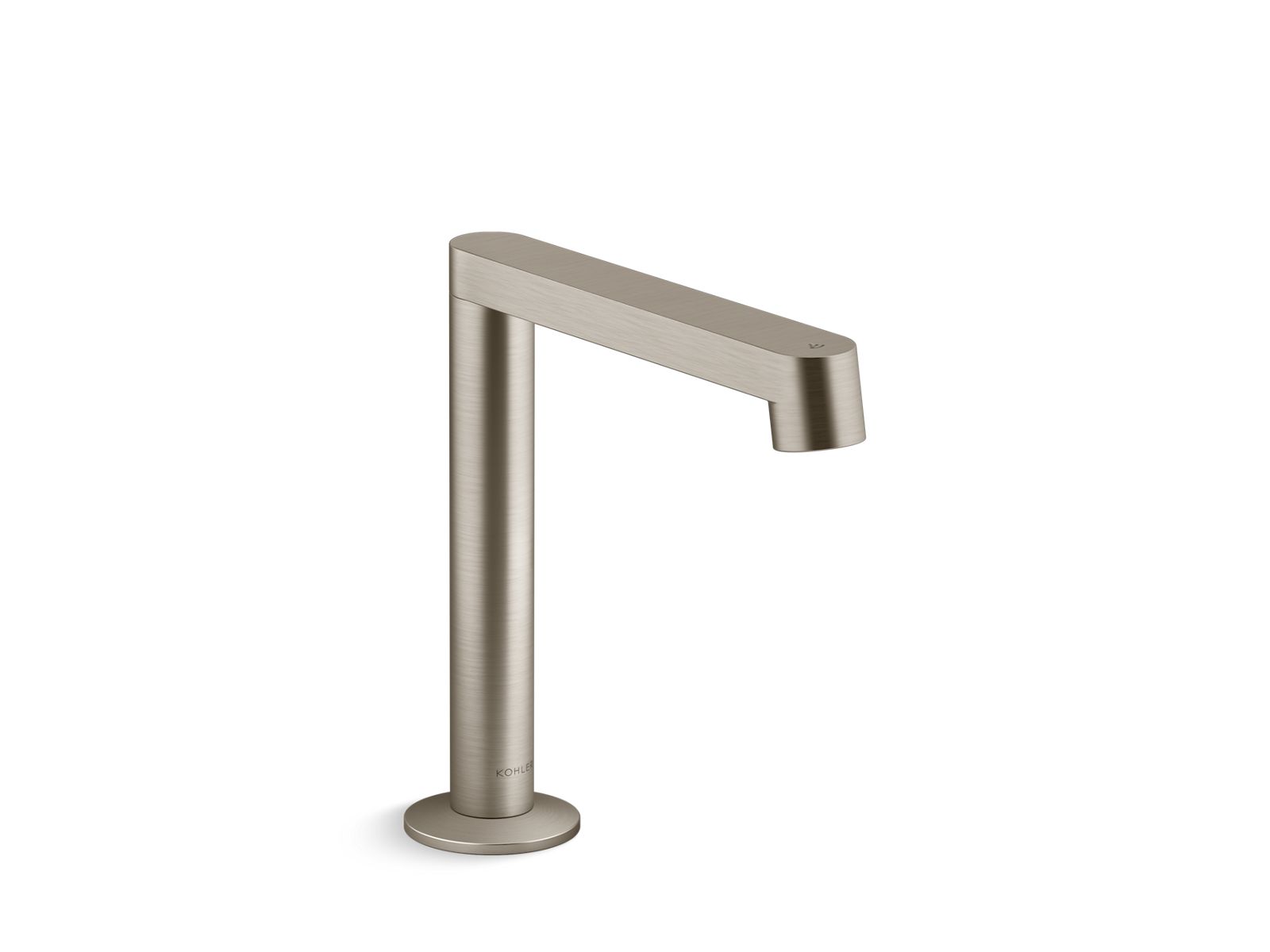 KOHLER K-103M37-SANA-BN Components Touchless Single-Hole Lavatory Faucet With Kinesis Sensor Technology And Temperature Mixer, Ac-Powered, 0.5 Gpm - Vibrant Brushed Nickel