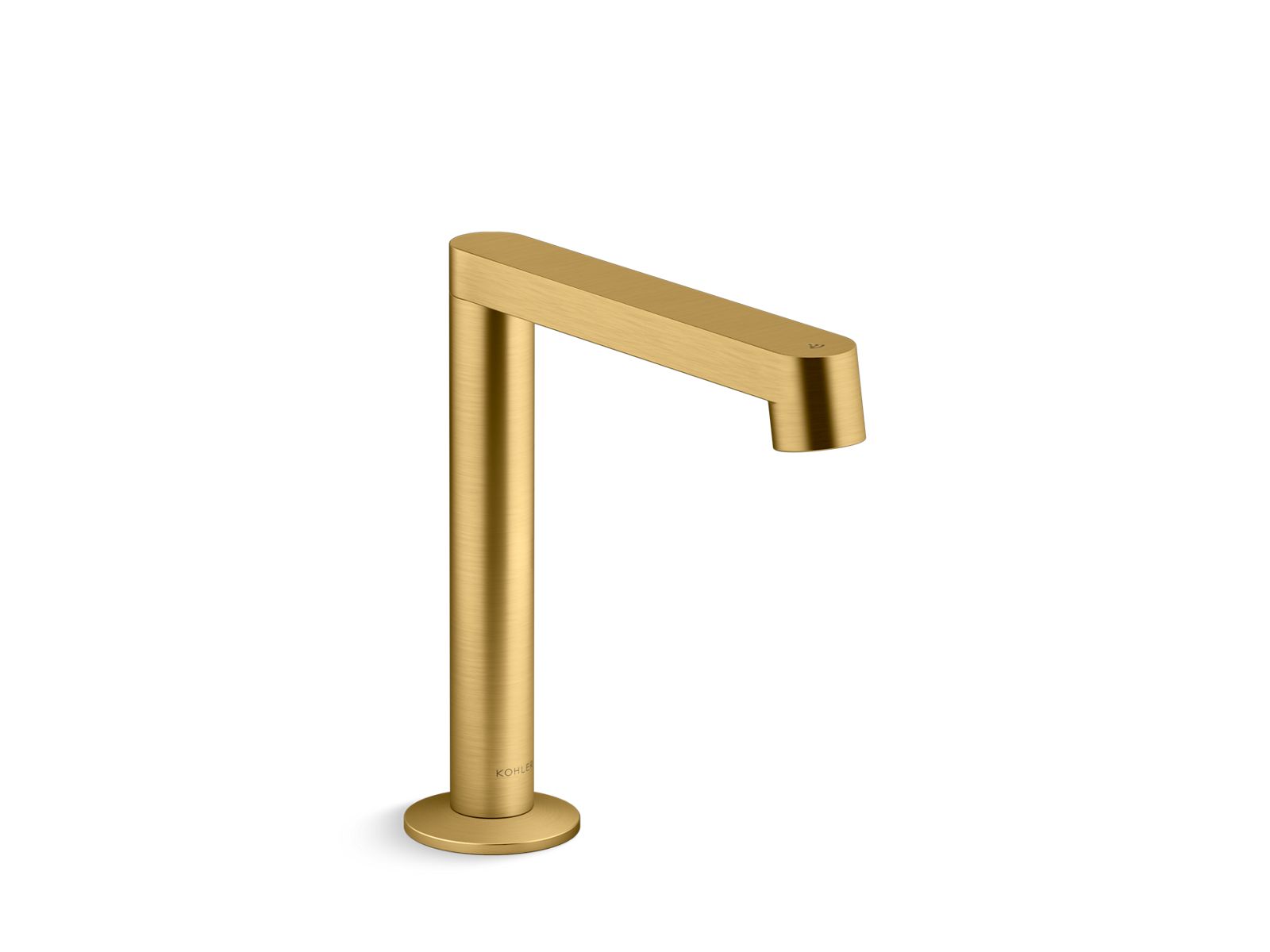 KOHLER K-103M37-SANA-2MB Touchless single-hole lavatory faucet with Kinesis® sensor technology and temperature mixer, AC-powered, 0.5 gpm  -  Vibrant Brushed Moderne Brass