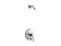 KOHLER K-TLS35326-4-CP Elate Rite-Temp Shower Trim Kit With Push-Button Diverter, Without Showerhead - Polished Chrome
