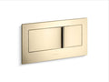 KOHLER K-6298-AF Veil Flush Actuator Plate For 2"X6" In-Wall Tank And Carrier System - Vibrant French Gold