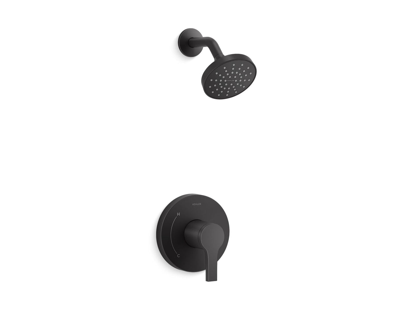 KOHLER K-TS35321-4Y-BL Elate Rite-Temp Shower Trim Kit 2.5 GPM  -  Matte Black
