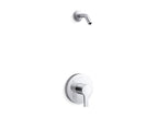 KOHLER K-TLS35321-4-CP Elate Rite-Temp Shower Trim Kit, Without Showerhead - Polished Chrome