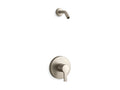 KOHLER K-TLS35321-4-BN Elate Rite-Temp Shower Trim Kit, Without Showerhead - Vibrant Brushed Nickel