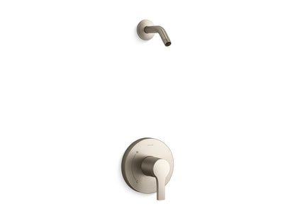 KOHLER K-TLS35321-4-BN Elate Rite-Temp shower trim kit, without showerhead - Vibrant Brushed Nickel