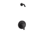 KOHLER K-TLS35321-4-BL Elate Rite-Temp Shower Trim Kit, Without Showerhead - Matte Black