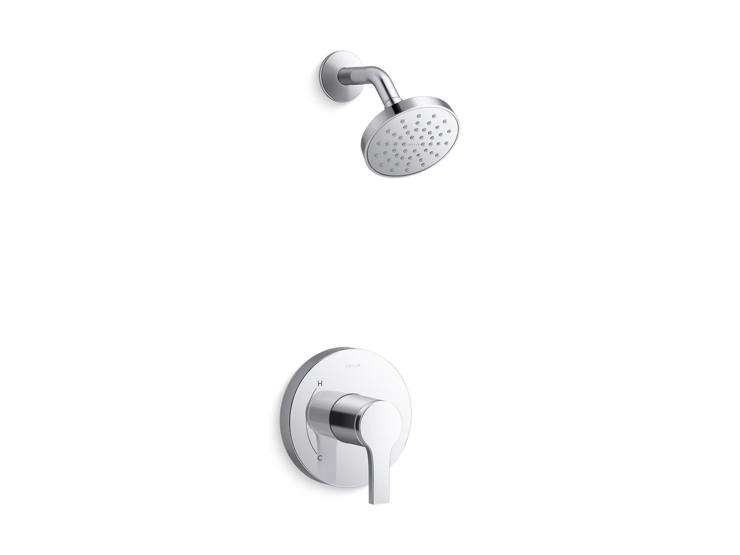 KOHLER K-TS35321-4Y-CP Elate Rite-Temp shower trim kit, 2.5 gpm - Polished Chrome
