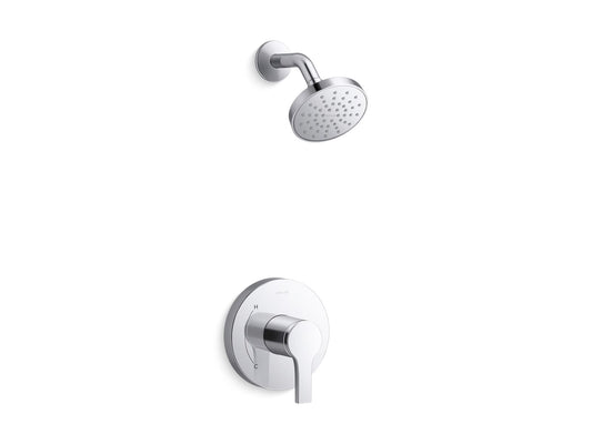 KOHLER K-TS35321-4H-CP Elate Rite-Temp shower trim kit, 1.5 gpm - Polished Chrome