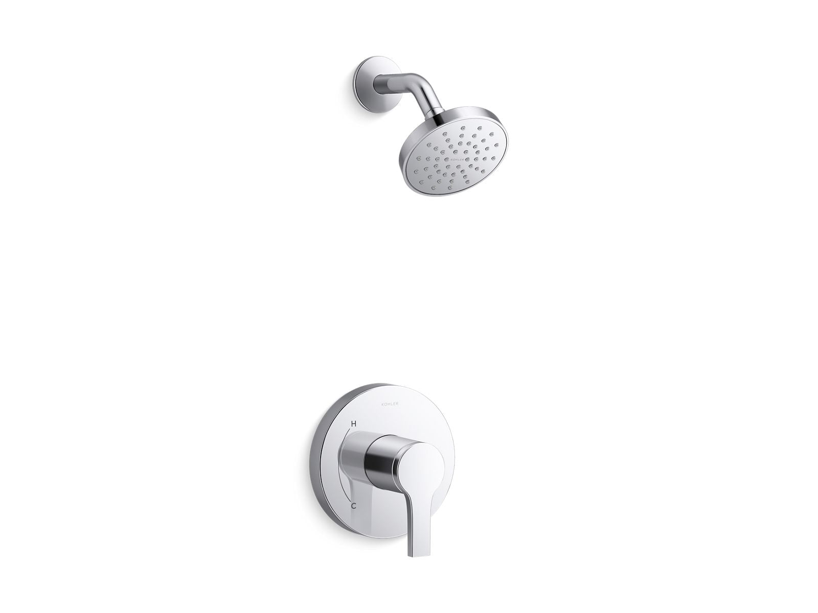 KOHLER K-TS35321-4G-CP Elate Rite-Temp Shower Trim Kit 1.75 GPM  -  Polished Chrome