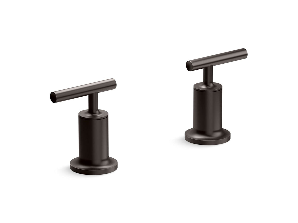 KOHLER K-T14429-4-BGP Deck- or wall-mount bath faucet handle trim with lever design  -  Brushed Graphite