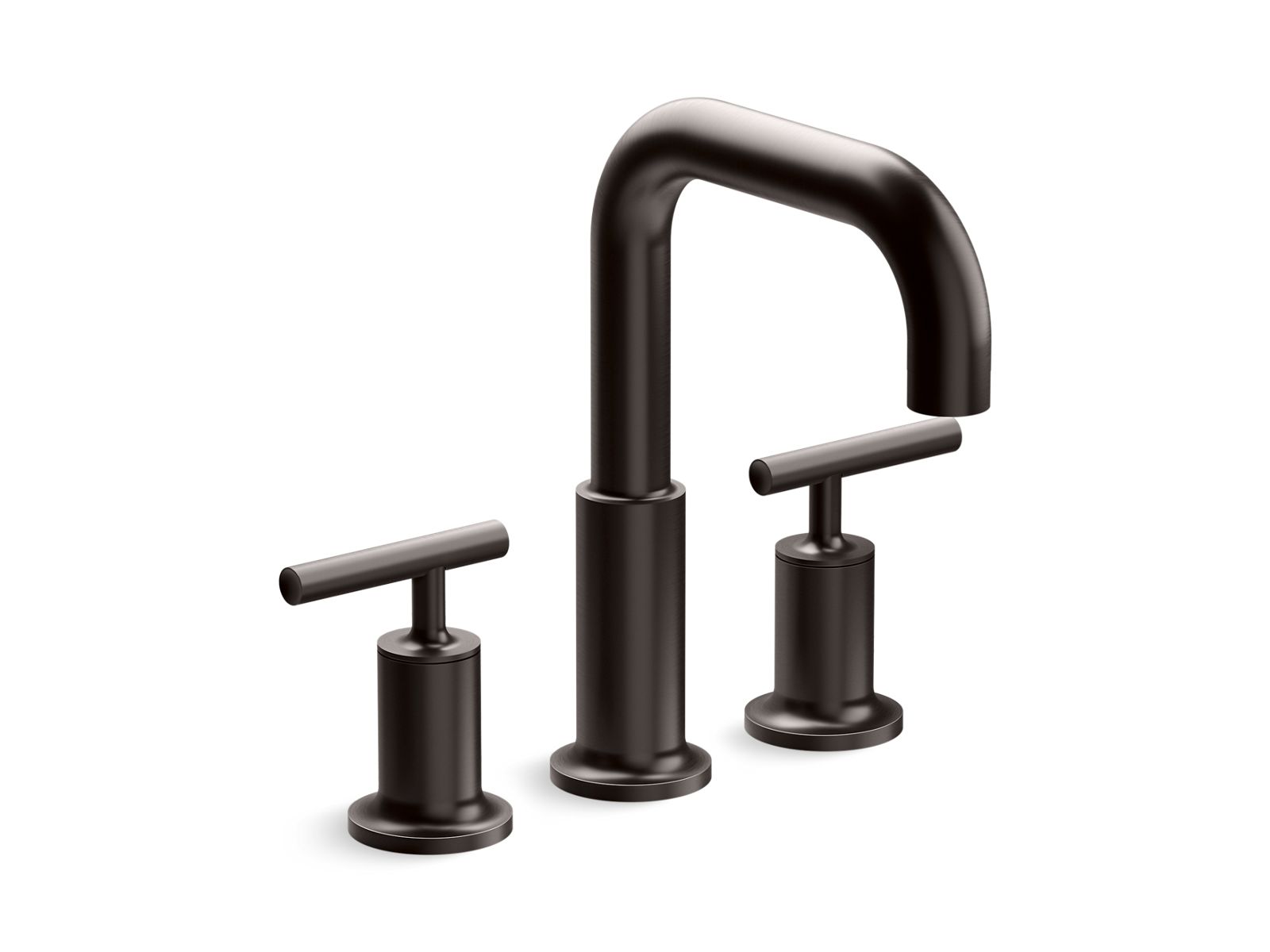 KOHLER K-T14428-4-BGP Deck-mount bath faucet trim with Lever handles  -  Brushed Graphite
